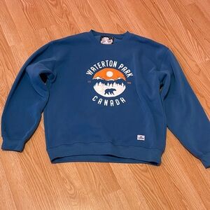 Waterton Park Canada Blue Sweater